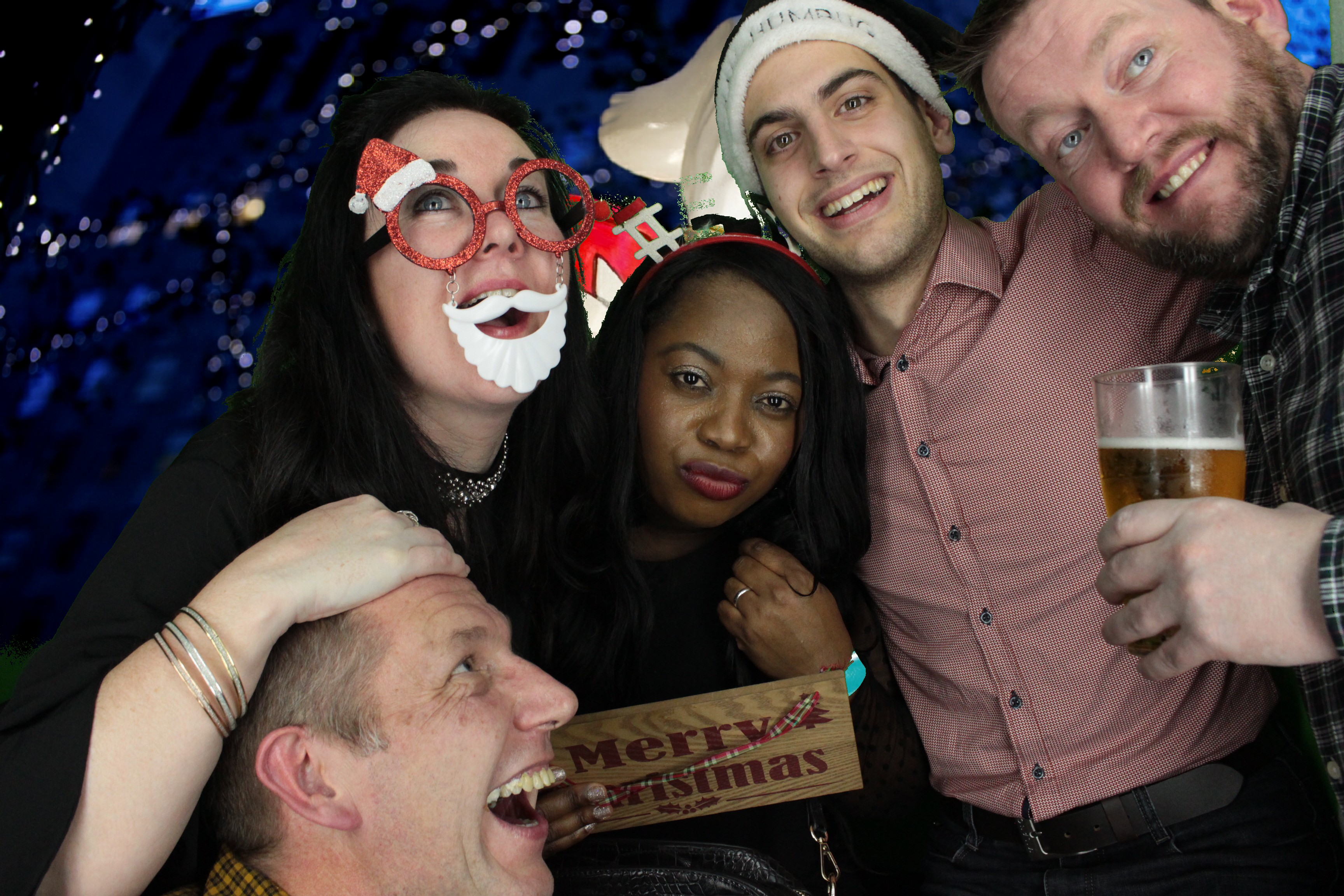 One Line Christmas Party | View more photos from the event at gallery.myphotoboothexperience.co.uk/u/MyPhotoBoothExperienceLtd/One-Line-Christmas-Party